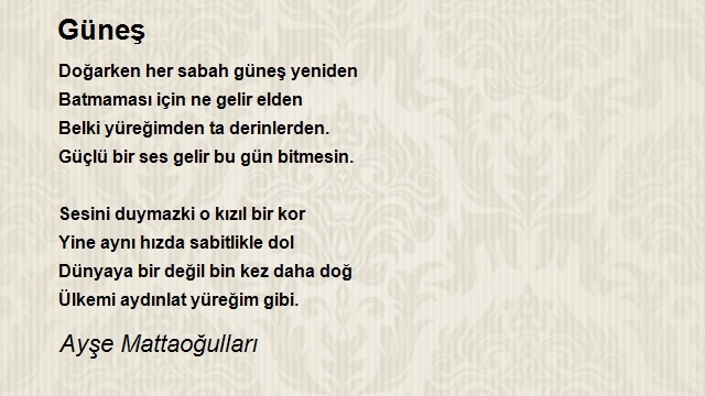 Ayşe Mattaoğulları