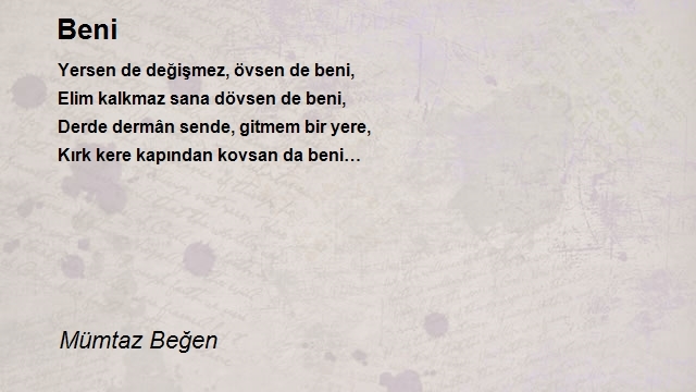 Mümtaz Beğen