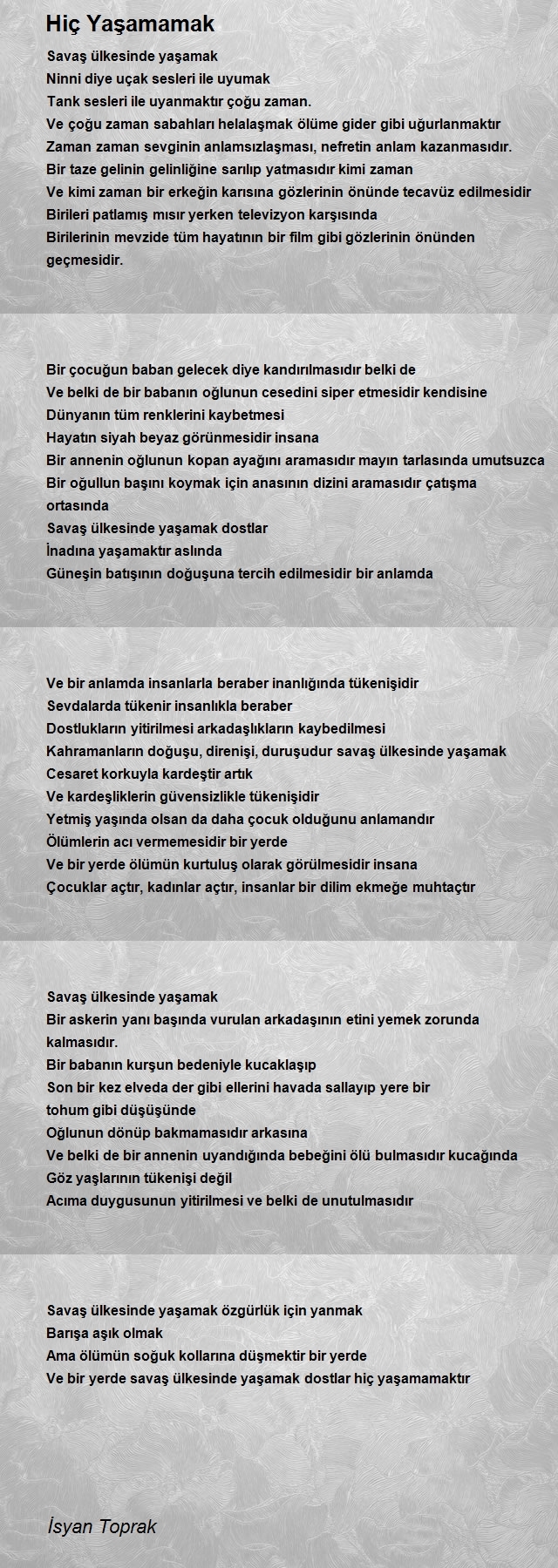 İsyan Toprak