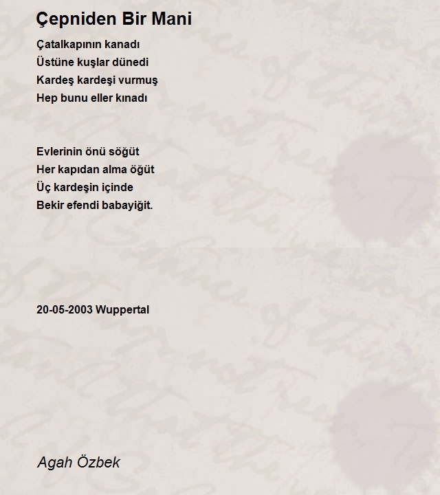 Agah Özbek