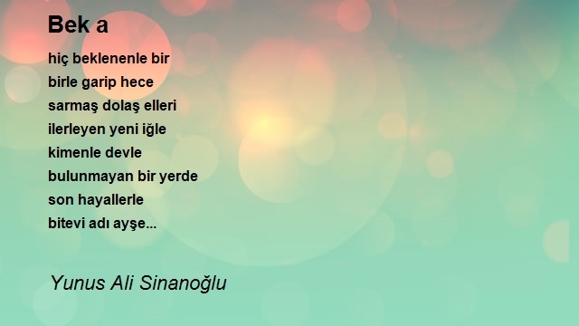 Yunus Ali Sinanoğlu