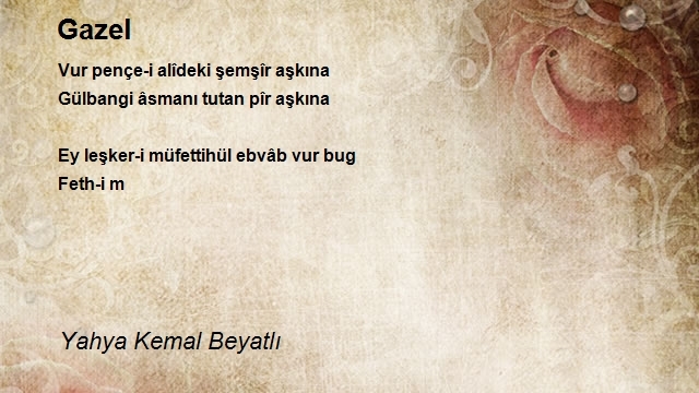 Yahya Kemal Beyatlı