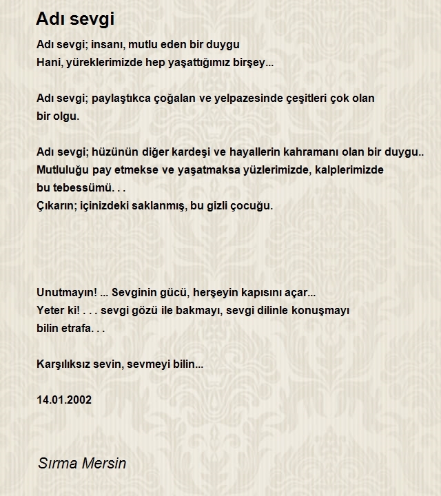 Sırma Mersin