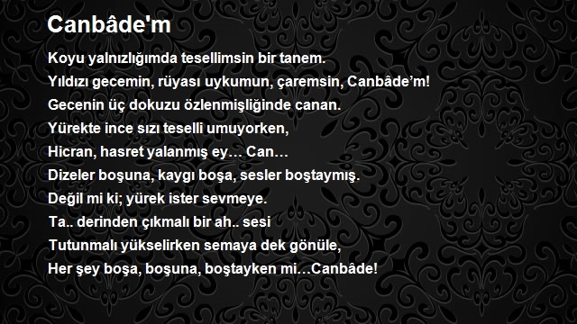 Şair Canbâde