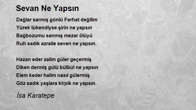 İsa Karatepe