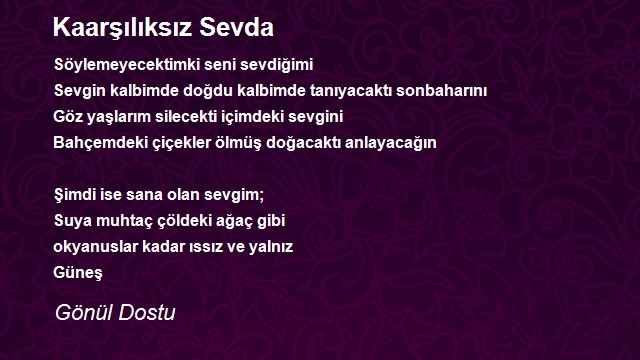 Gönül Dostu