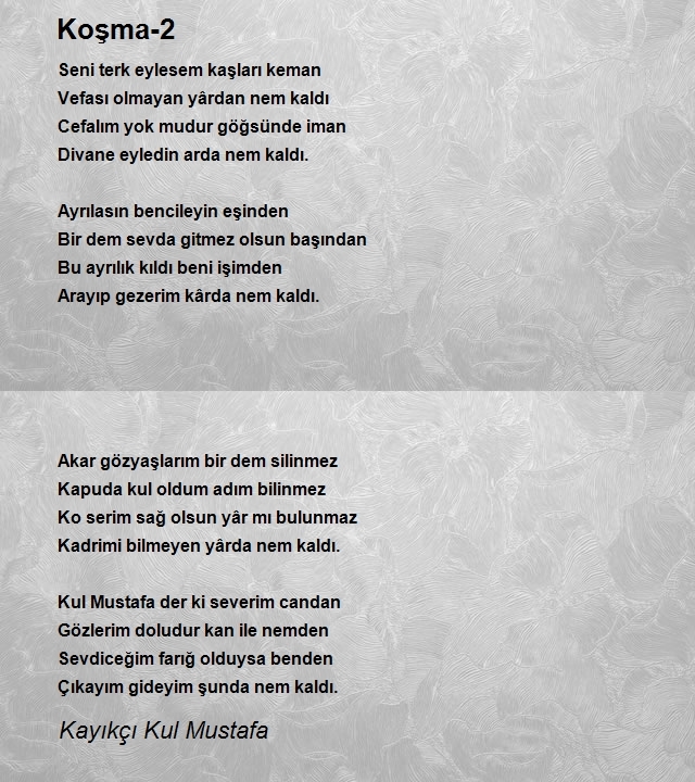 Kayıkçı Kul Mustafa