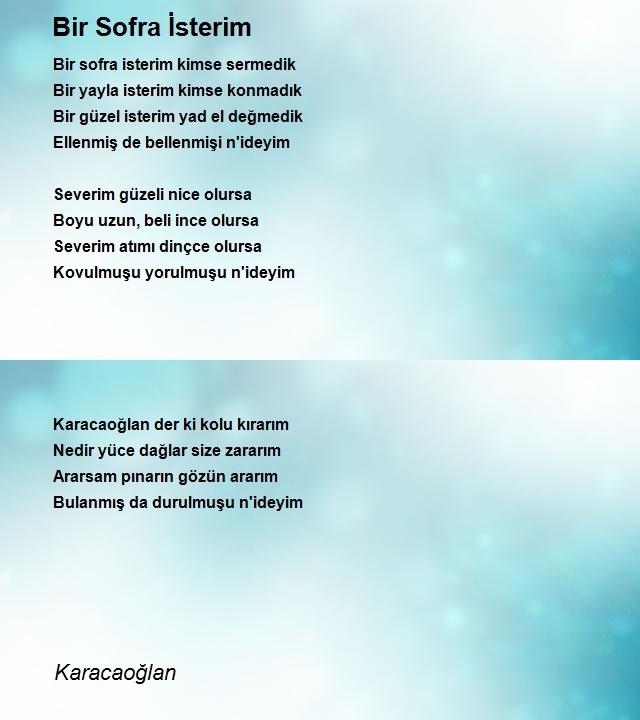 Karacaoğlan