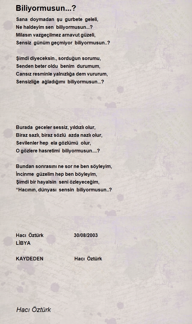Hacı Öztürk