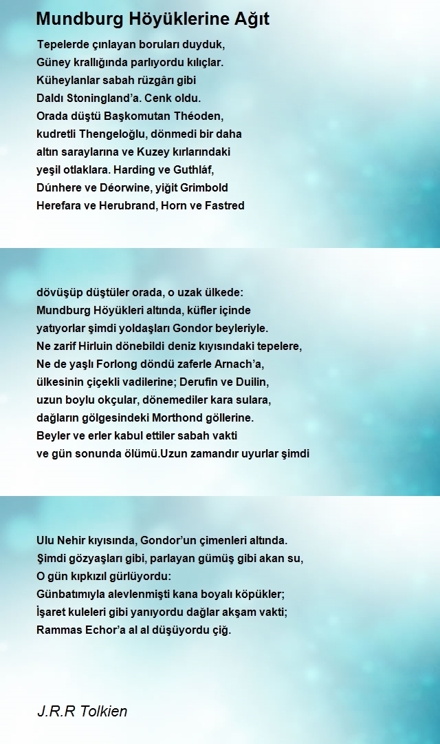 J.R.R Tolkien