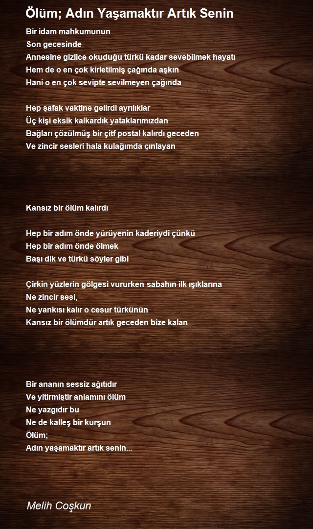 Melih Coşkun