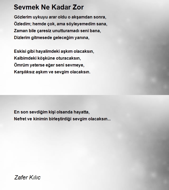 Zafer Kılıc