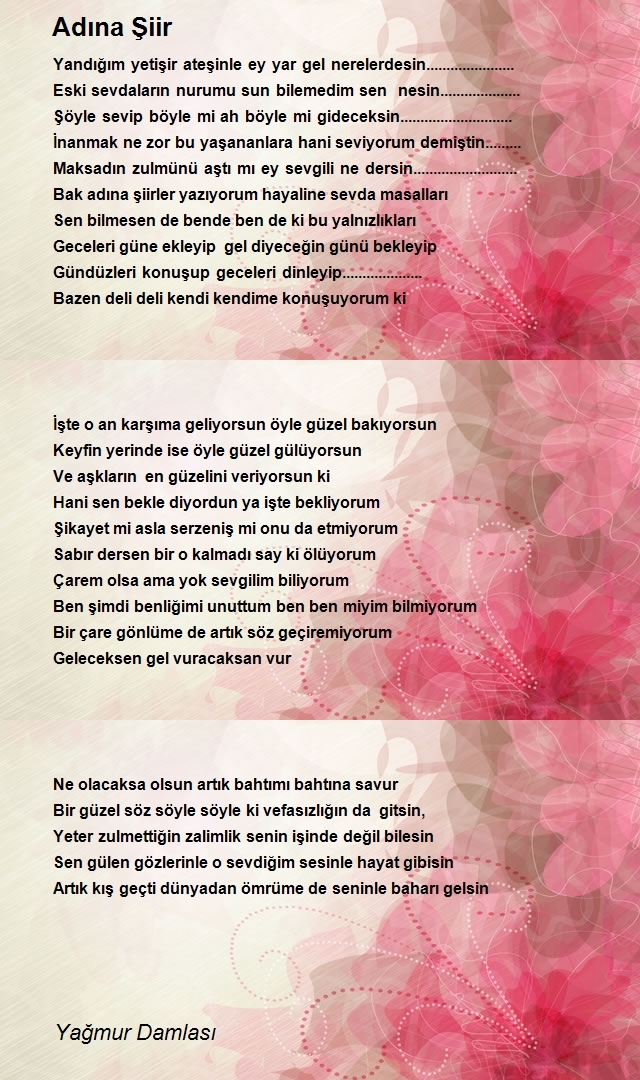 Yağmur Damlası