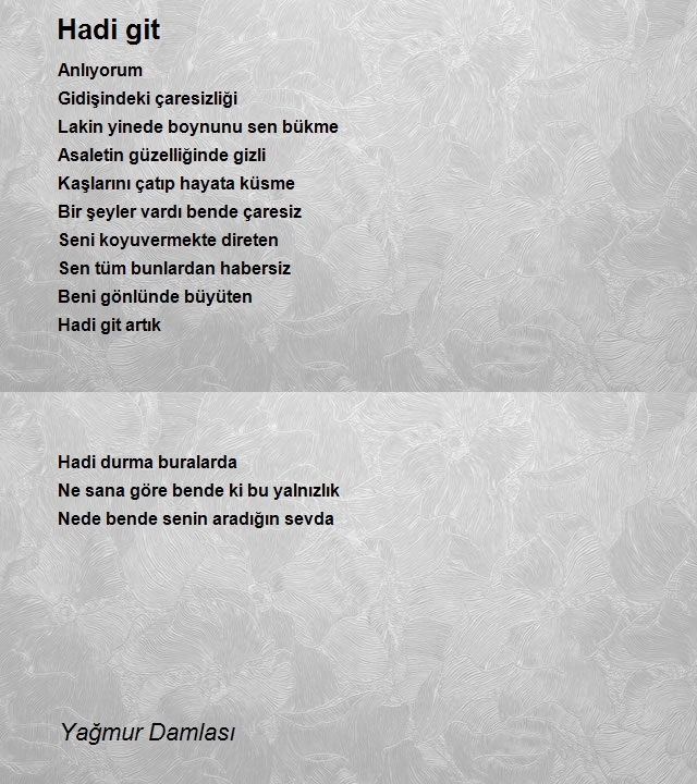 Yağmur Damlası