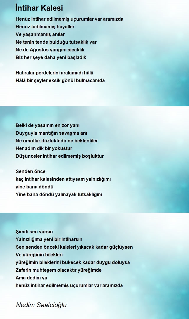 Nedim Saatcioğlu
