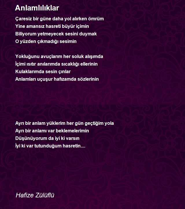 Hafize Zülüflü