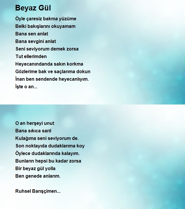 Ruhsel Barışçimen
