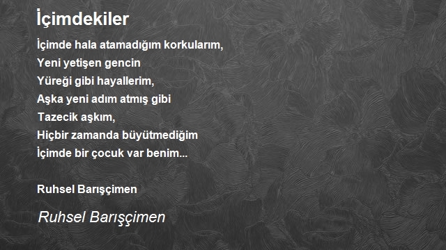 Ruhsel Barışçimen