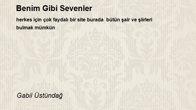 Gabil Üstündağ