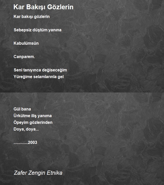 Zafer Zengin Etnika