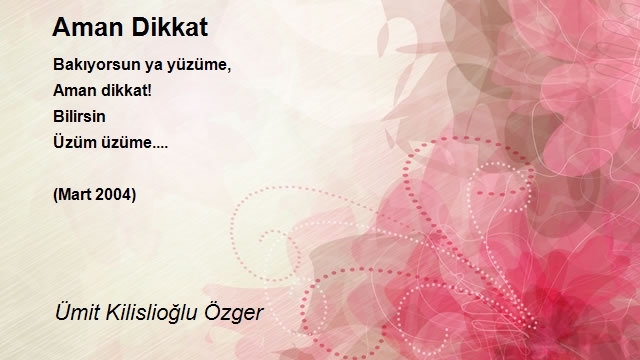 Ümit Kilislioğlu Özger