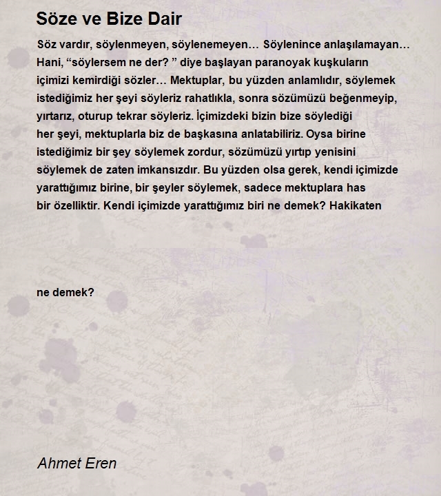 Ahmet Eren