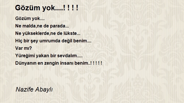 Nazife Abaylı