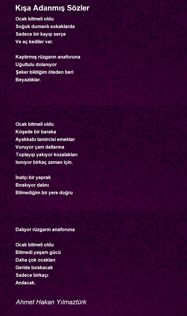 Ahmet Hakan Yılmaztürk
