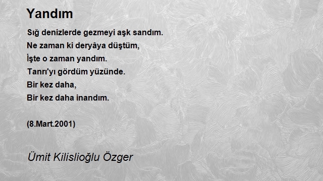 Ümit Kilislioğlu Özger