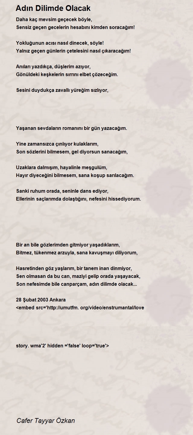 Cafer Tayyar Özkan
