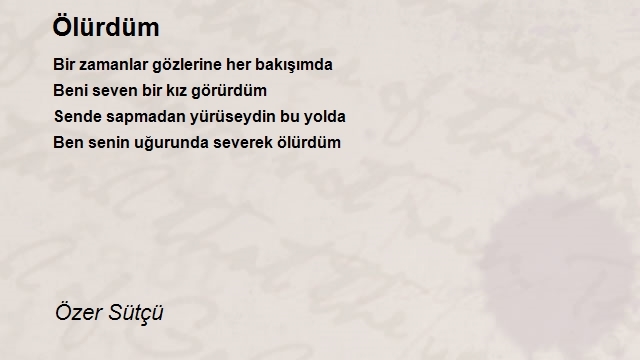 Özer Sütçü