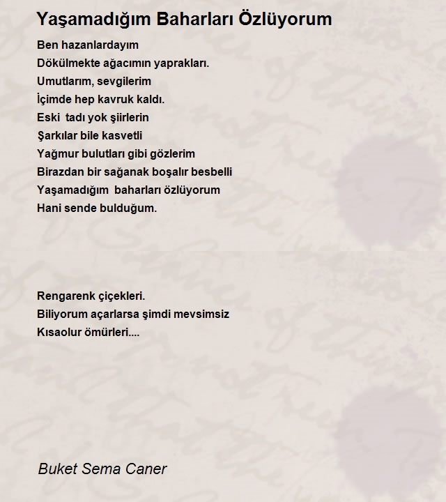 Buket Sema Caner
