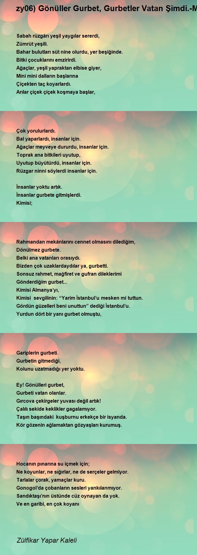 Zülfikar Yapar Kaleli