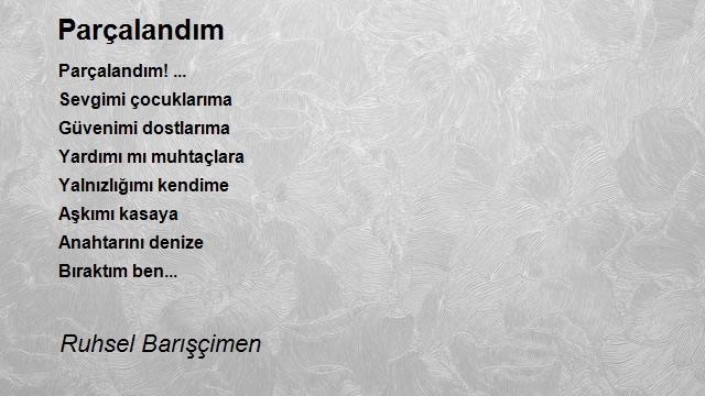 Ruhsel Barışçimen