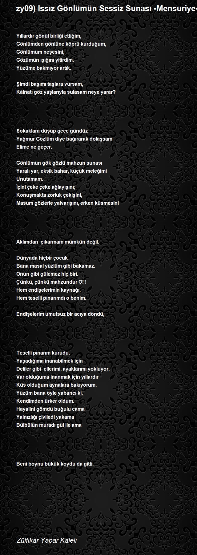 Zülfikar Yapar Kaleli