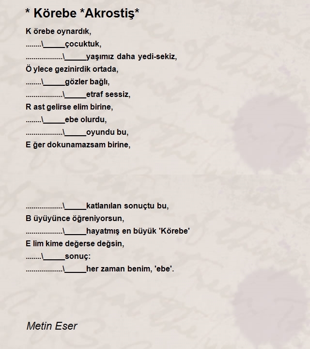 Metin Eser