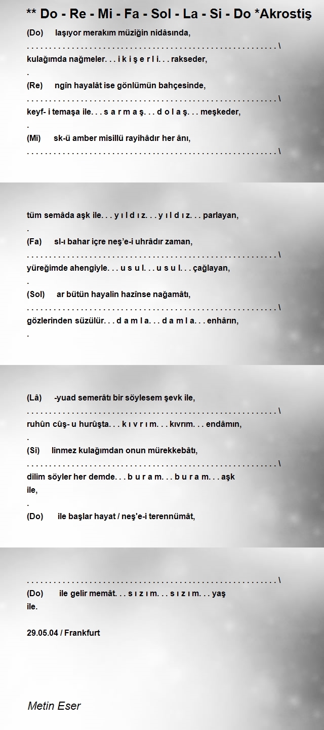 Metin Eser