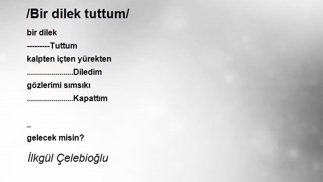 İlkgül Çelebioğlu