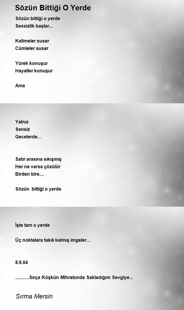 Sırma Mersin