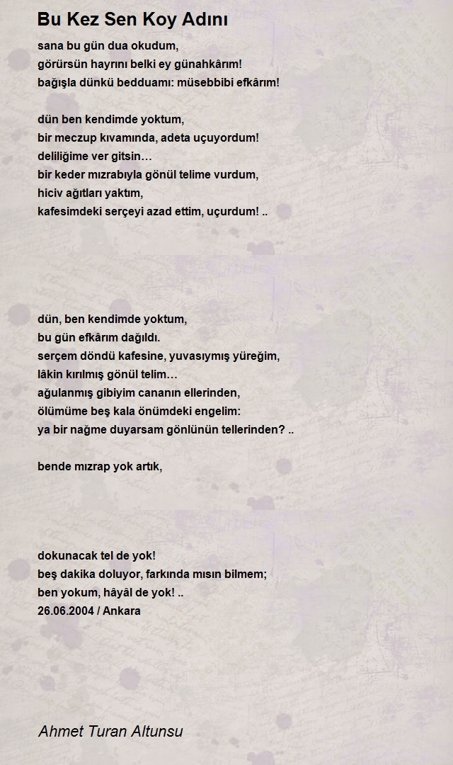 Ahmet Turan Altunsu