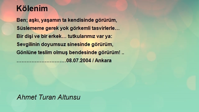 Ahmet Turan Altunsu