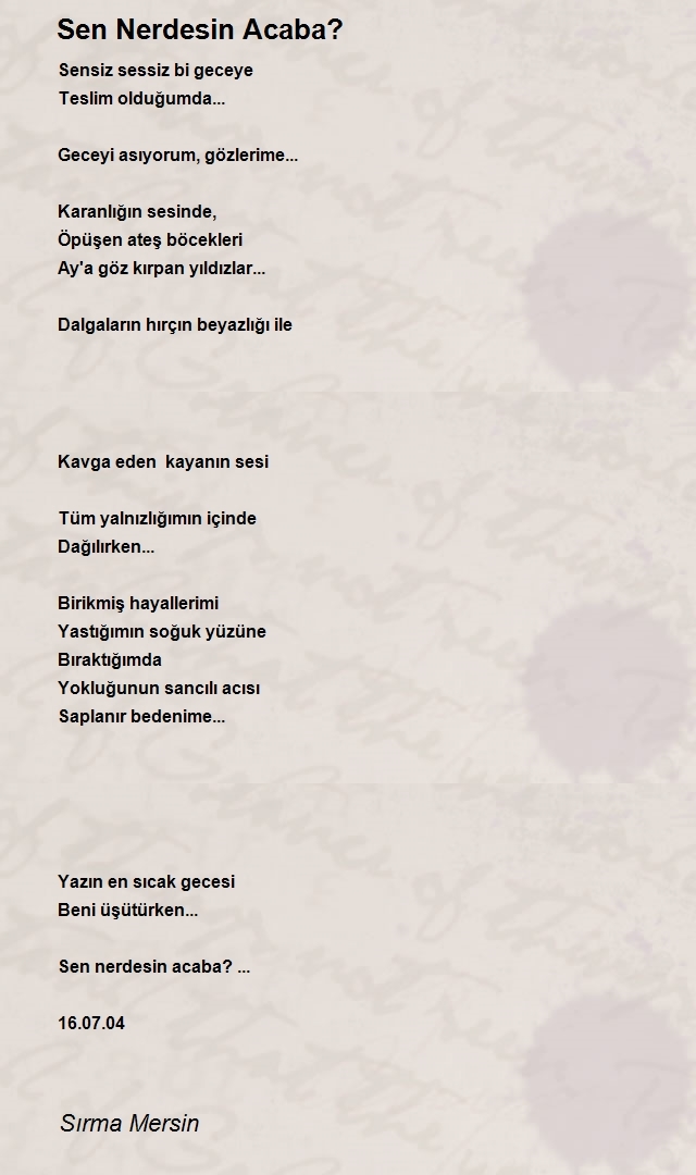 Sırma Mersin