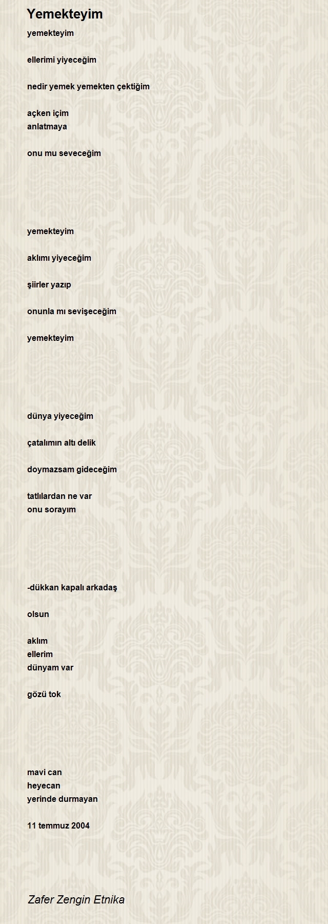 Zafer Zengin Etnika
