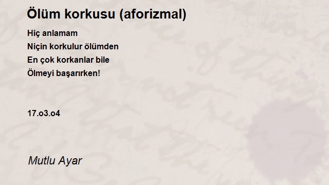 Mutlu Ayar
