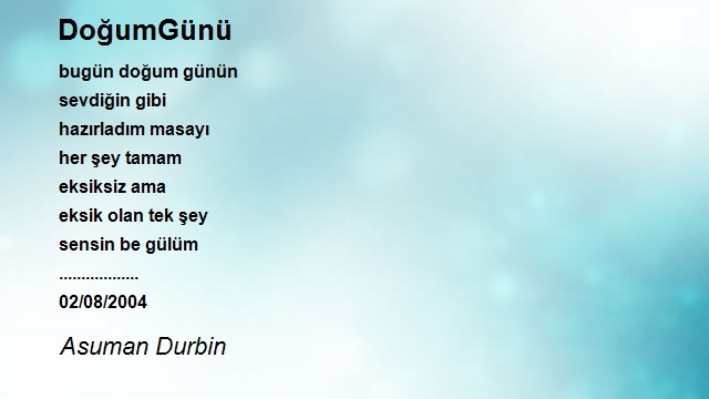 Asuman Durbin