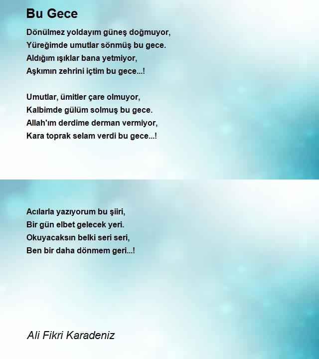 Ali Fikri Karadeniz