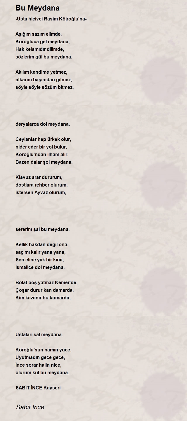 Sabit İnce