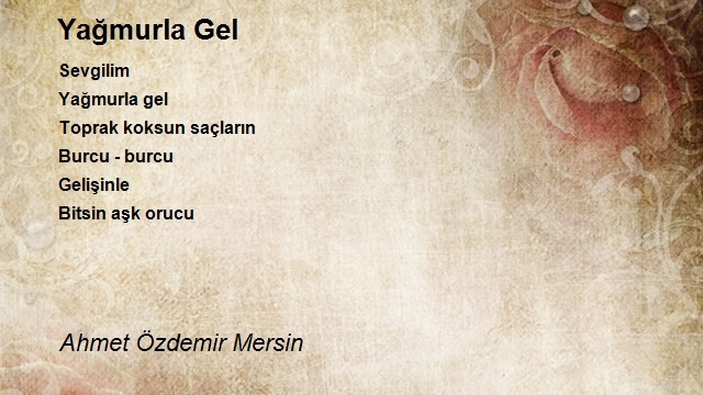 Ahmet Özdemir Mersin