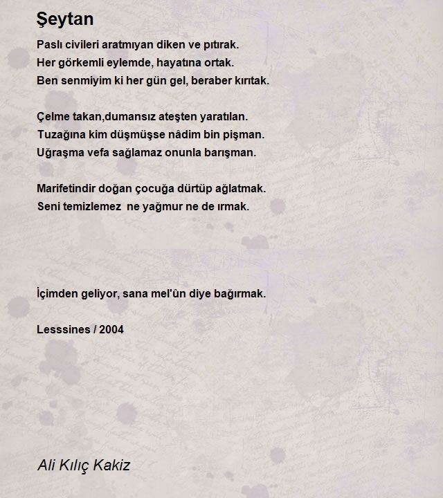 Ali Kılıç Kakiz