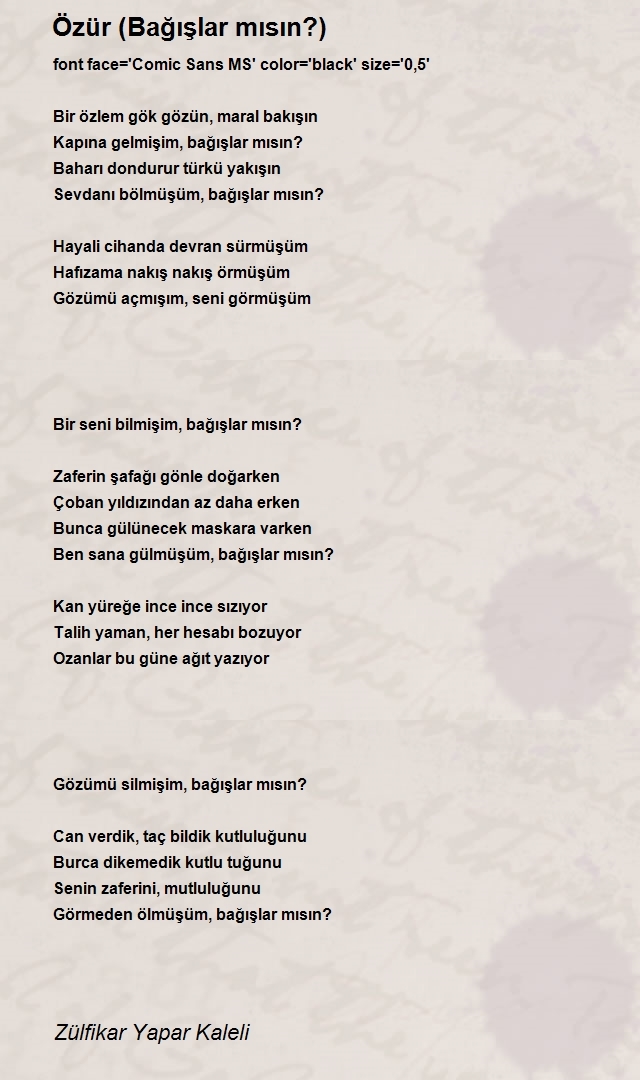 Zülfikar Yapar Kaleli
